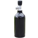 Argonflasche 0,85 Liter, 200 Bar,